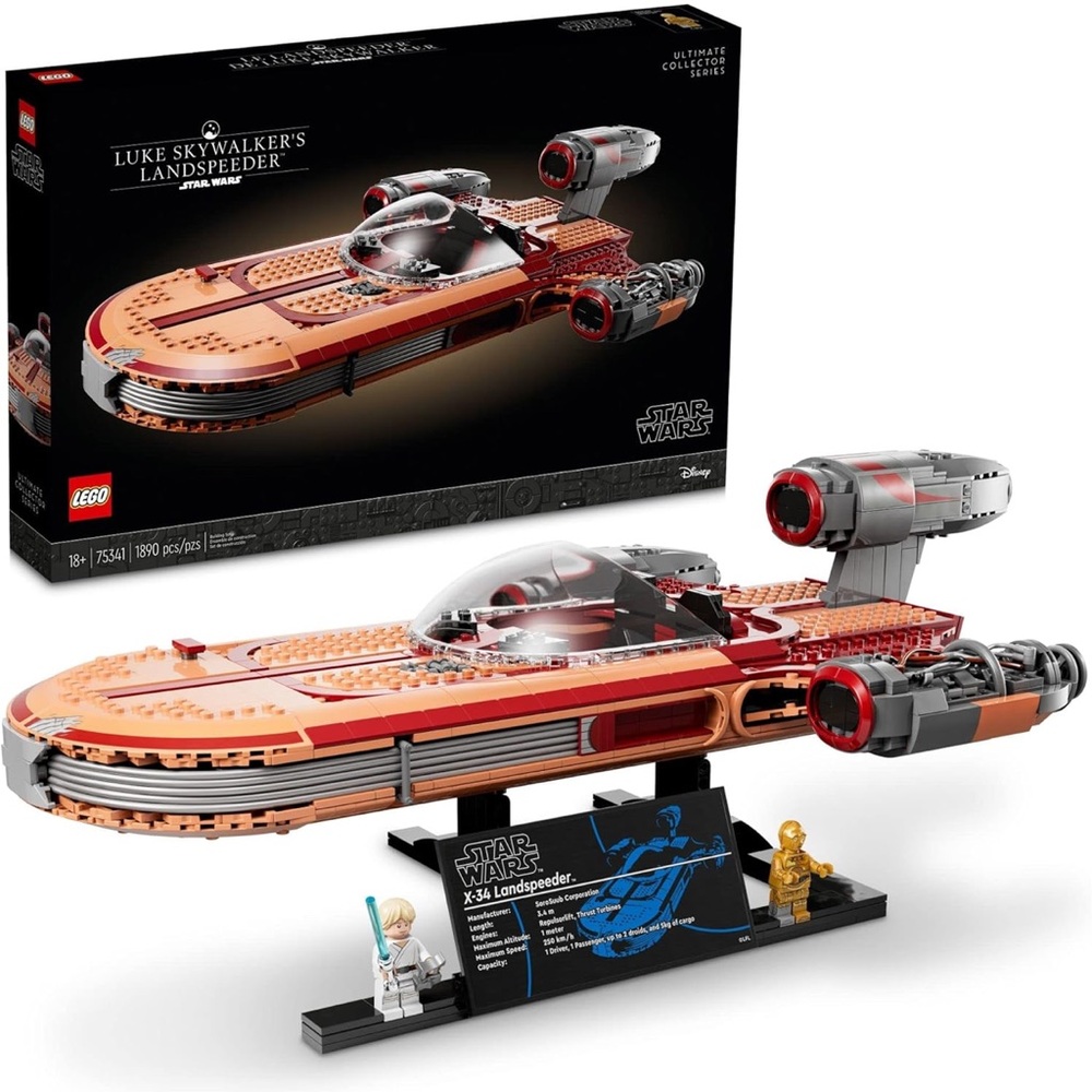 LEGO Star Wars X-34 Landspeeder Building Kit - Picture 1 of 5